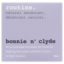 Natural Deodorant - Bonnie n' Clyde