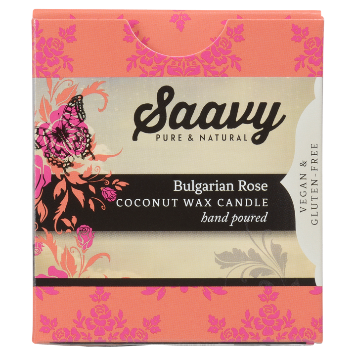 Natural Coconut Oil Candle - Bulgarian Rose