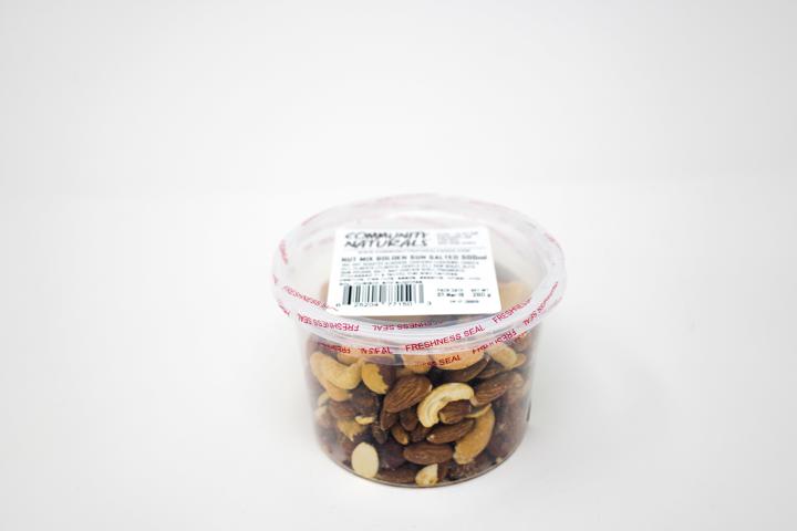 Golden Sun Nut Mix - Deluxe Salted 500 ml Container