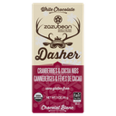 Chocolate Bar - Dasher White Chocolete Cranberries &amp; Cocoa Nibs