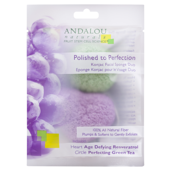 Konjac Facial Sponge Duo Perfection