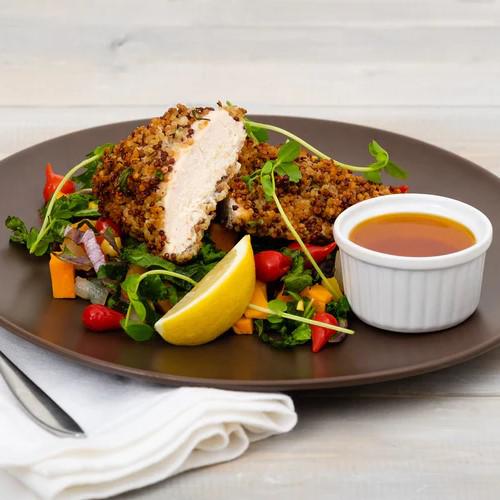 Quinoa Crusted Chicken - Quinoa Crusted Chicken