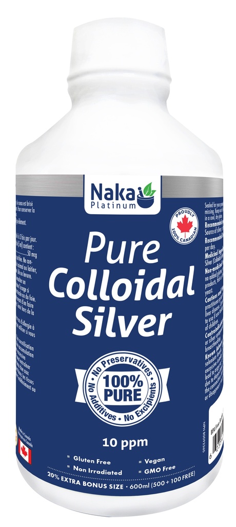 Pure Colloidal Silver - 10 ppm