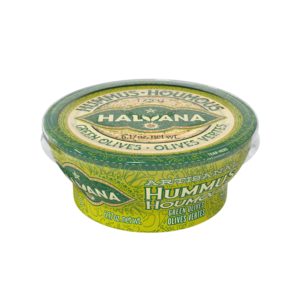 Hummus - Green Olives