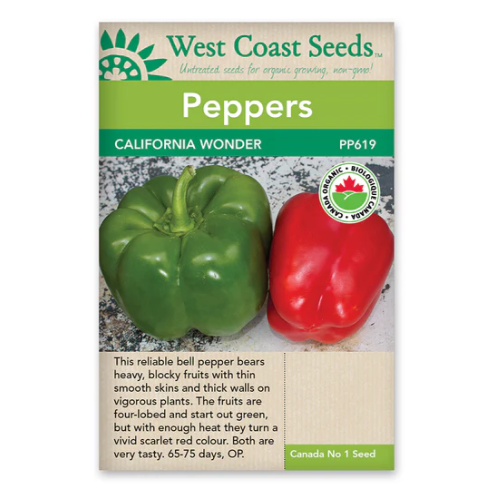 Seeds - California Wonder Pepper