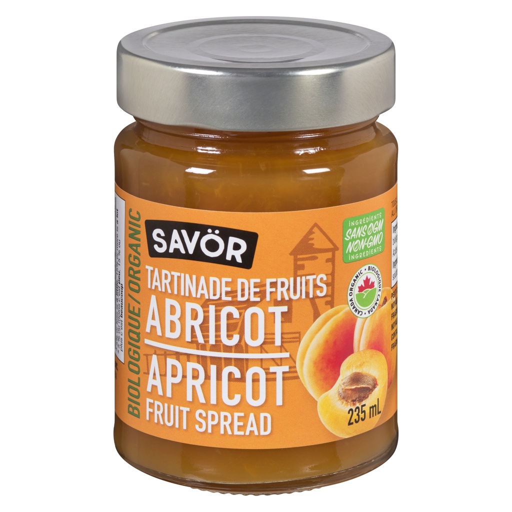 Organic Apricot Fruit Spread
