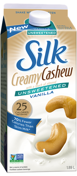 Silk Unsweetened Creamy Cashew Vanilla