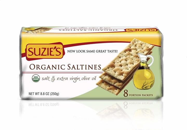 Organic Saltines - Salt &amp; Extra Virgin Olive Oil