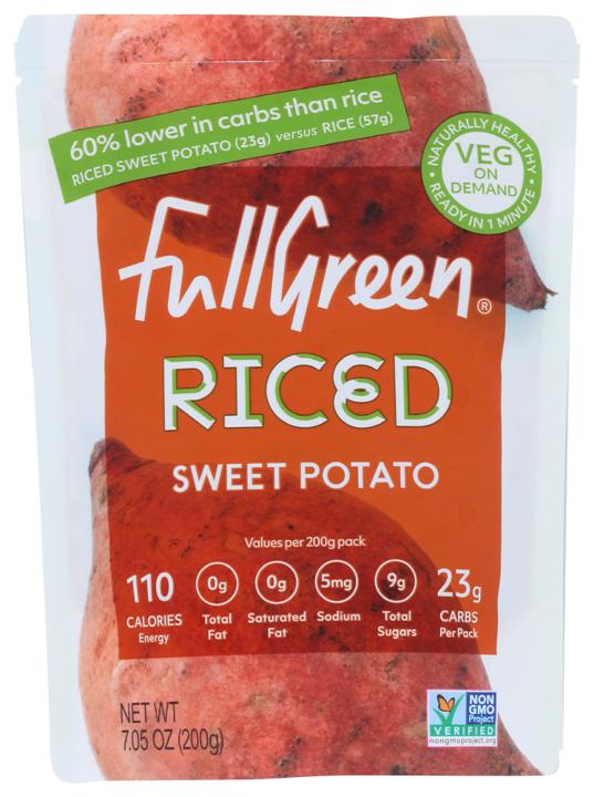 Riced Sweet Potato