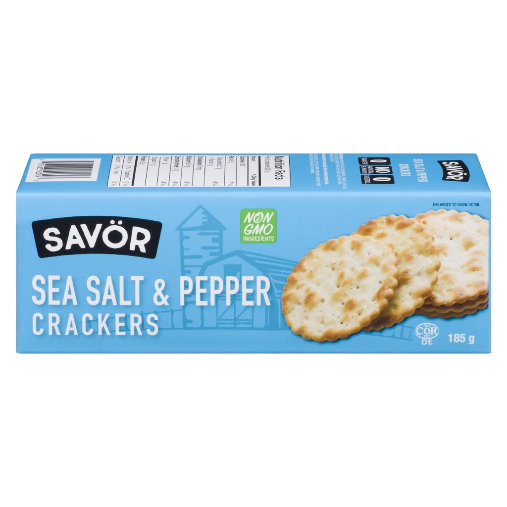 Sea Salt and Pepper Crackers