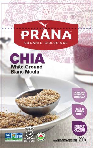 White Chia Seeds Ground Organic