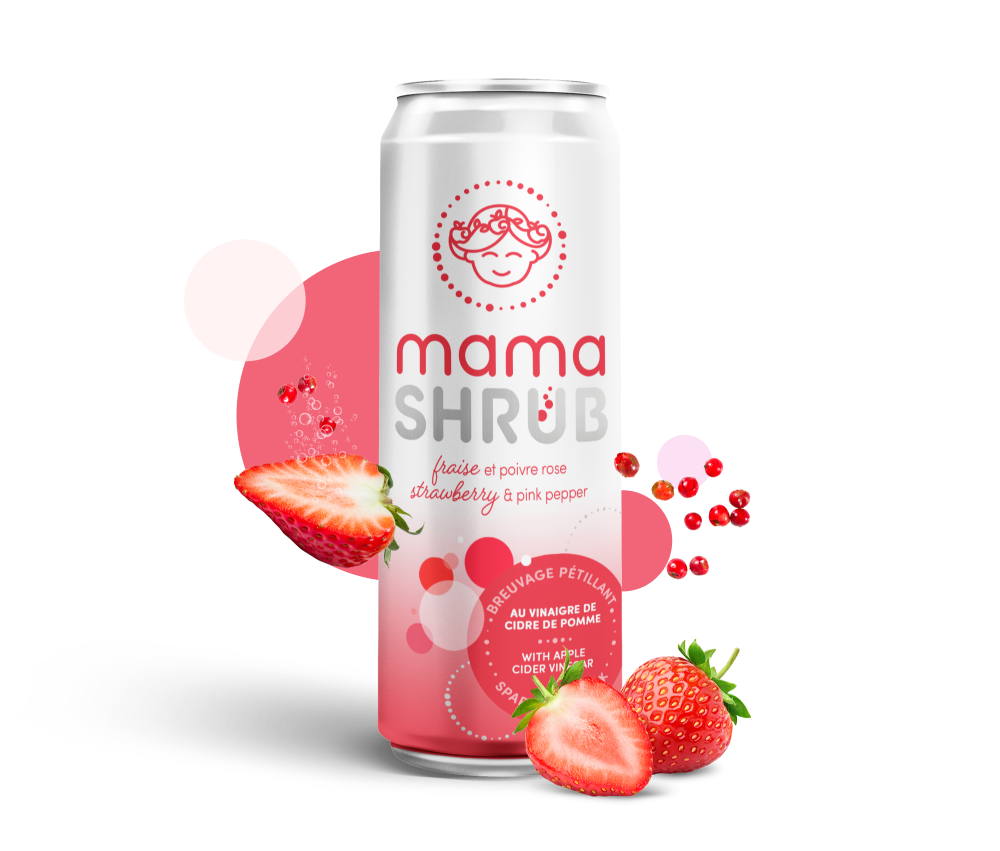 Sparkling Beverage - Strawberry &amp; Pink Pepper