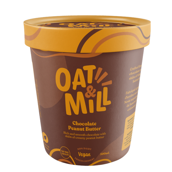 Oat Milk Frozen Dessert - Chocolate Peanut Butter