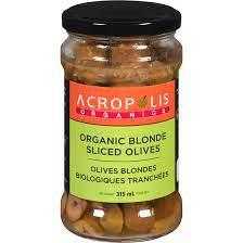 Blonde Sliced Olives Organic