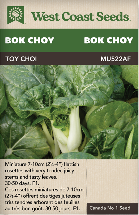 Seeds - Toy Choy F1 Bok Choy