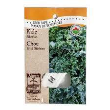 Kale Siberian Seed Tape