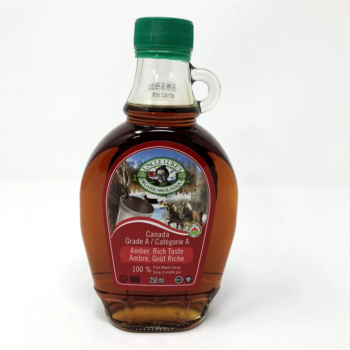 Organic Maple Syrup Grade A Amber Rich Taste