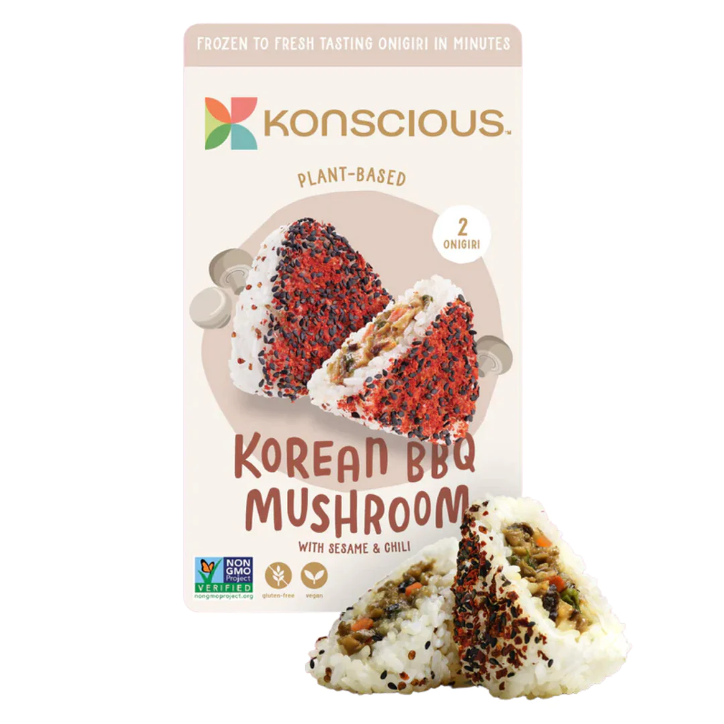 Plant-Based Sushi - Korean BBQ Mushroom Onigiri