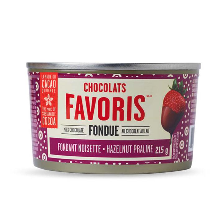 Hazelnut Praline Chocolate Fondue