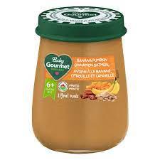 Banana Pumpkin Cinnamon Oatmeal Baby Food