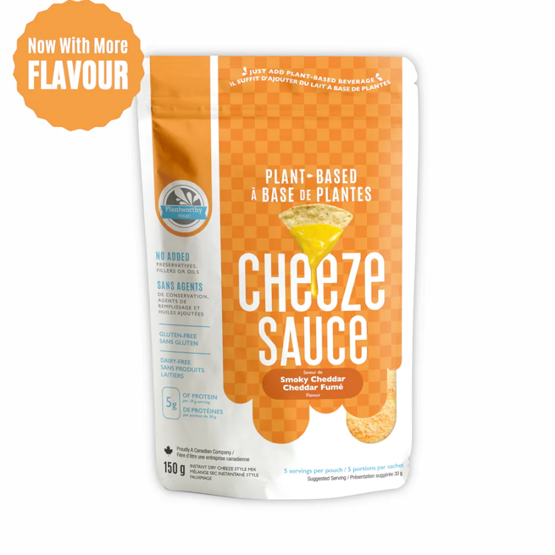 Plant-Based Cheeze Sauce - Smoky Cheddar Powdered