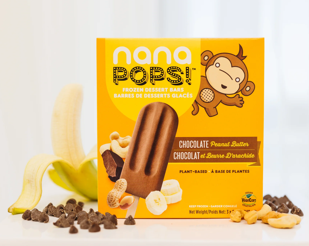 Chocolate Peanut Butter Banana Pops