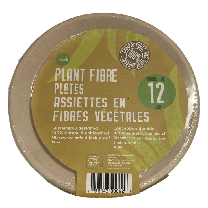 Plant Fibre Plate 7 inches