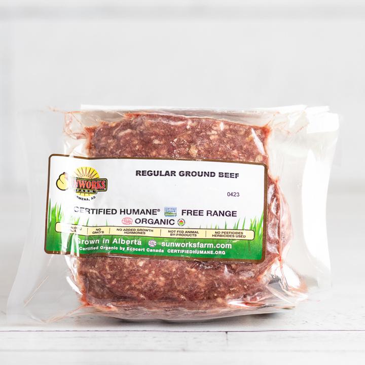 Beef Regular Ground Frzn Organic - Frozen