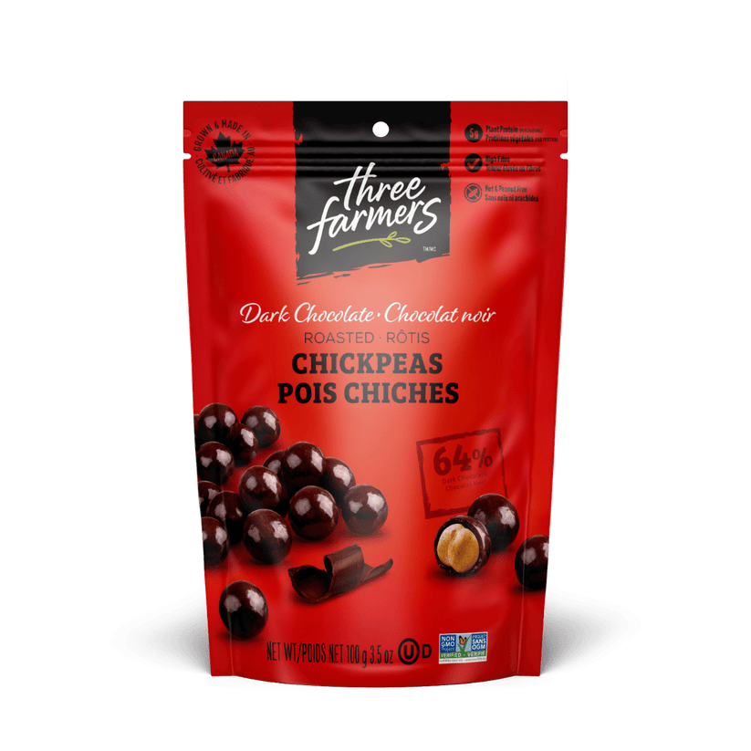 Roasted Chickpeas- Dark Chocolate Covered