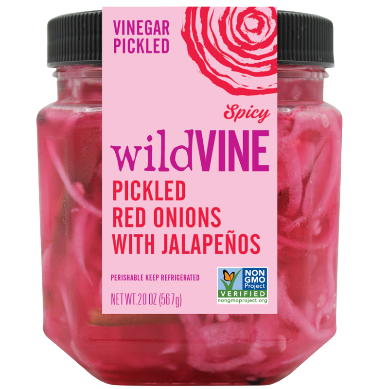 Pickled Red Onion With Jalapenos