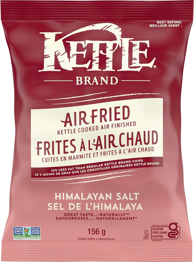 Himalayan Salt Air Fried Potato Chips