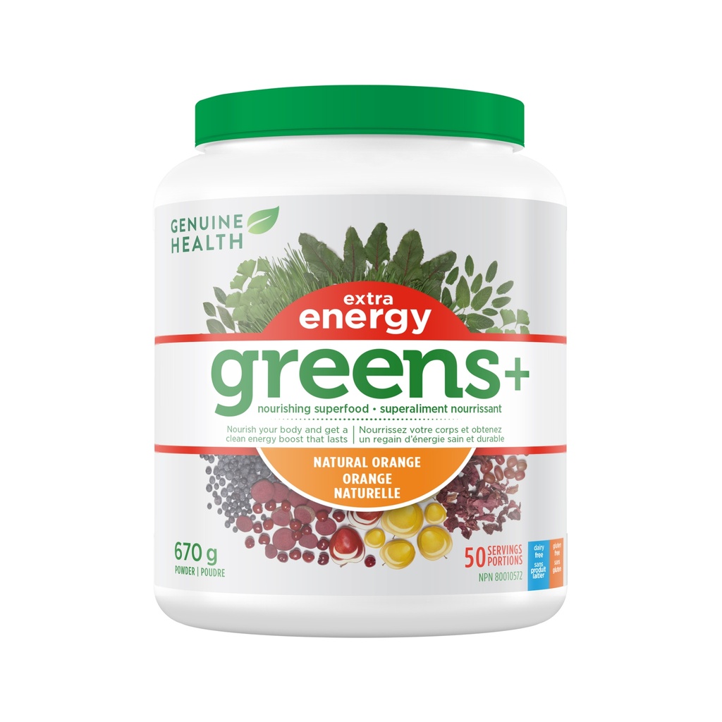 Greens+ Extra Energy Natural Orange