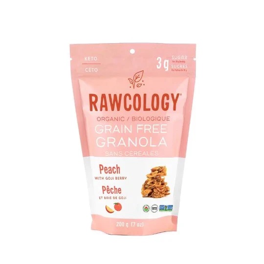 Peach Grain-Free Raw Granola Org