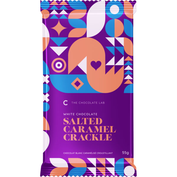 Salted Caramel Crackle White Chocolate Bar