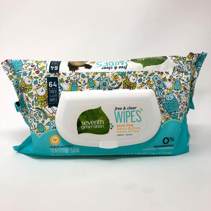 Free &amp; Clear Wipes - Refill Unscented