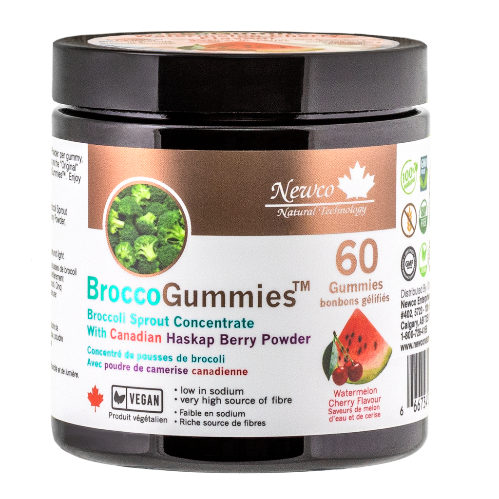 BroccoGummies Watermelon Cherry