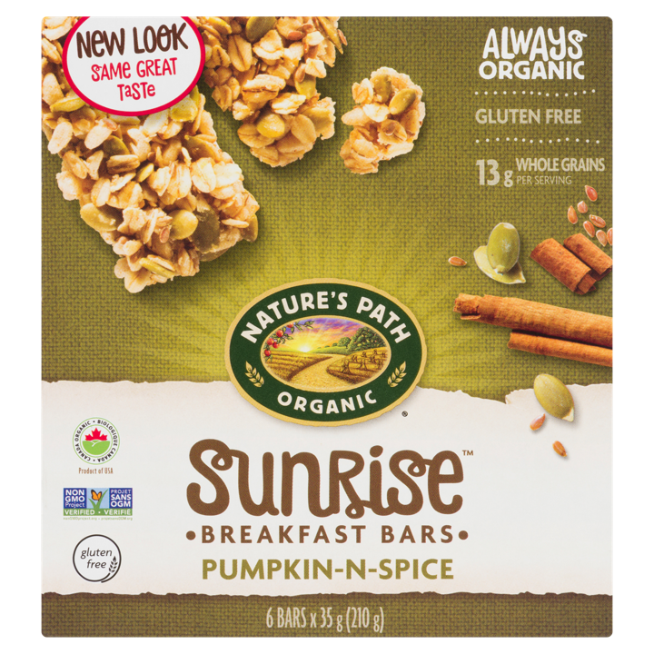 Sunrise Breakfast Bars - Pumpkin-N-Spice