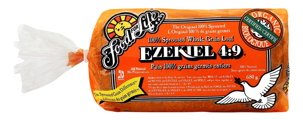 Ezekiel 4:9 100% Sprouted Whole Grain Bread Loaf - Original